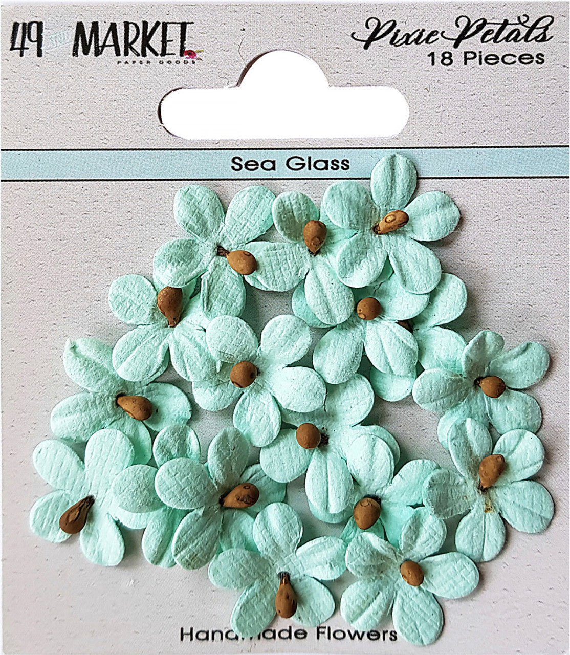 49 and Market Pixie Petals Sea Glass Flowers